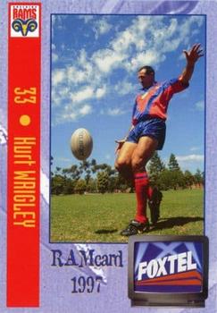 1997 RAMcard Adelaide Rams #NNO Kurt Wrigley Front